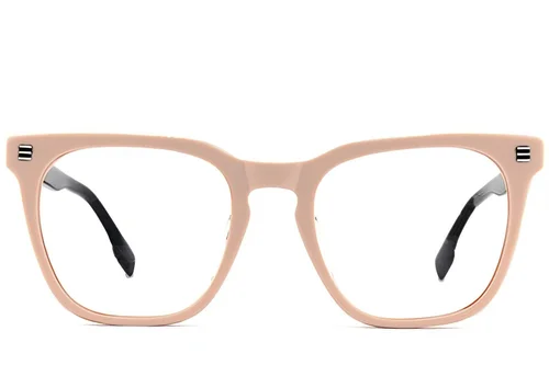 Verres rectangulaires en acétate crème #BS2012-1445