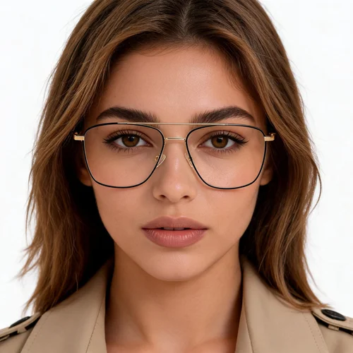 Lunettes aviateur en métal doré #BS2012-1455