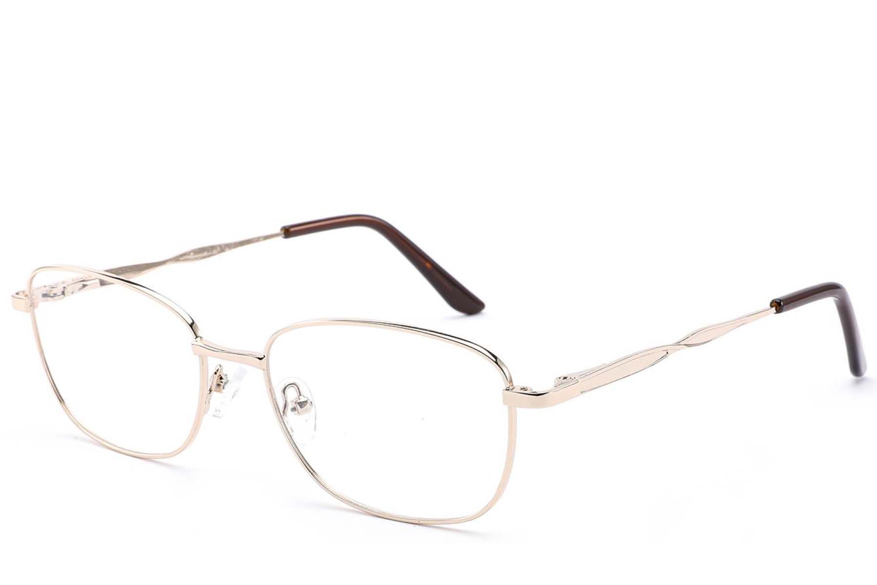 Ovale gouden metalen glazen #BS2012-1461