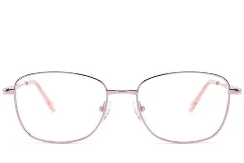 Lunettes ovales en métal rose #BS2012-1466