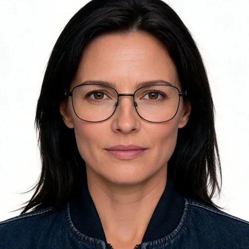 Lunettes papillon en métal noir #BS2012-1469