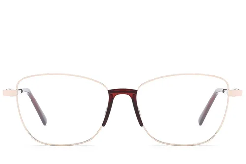 Lunettes papillon en métal doré #BS2012-1485