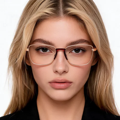 Lunettes papillon en métal doré #BS2012-1485