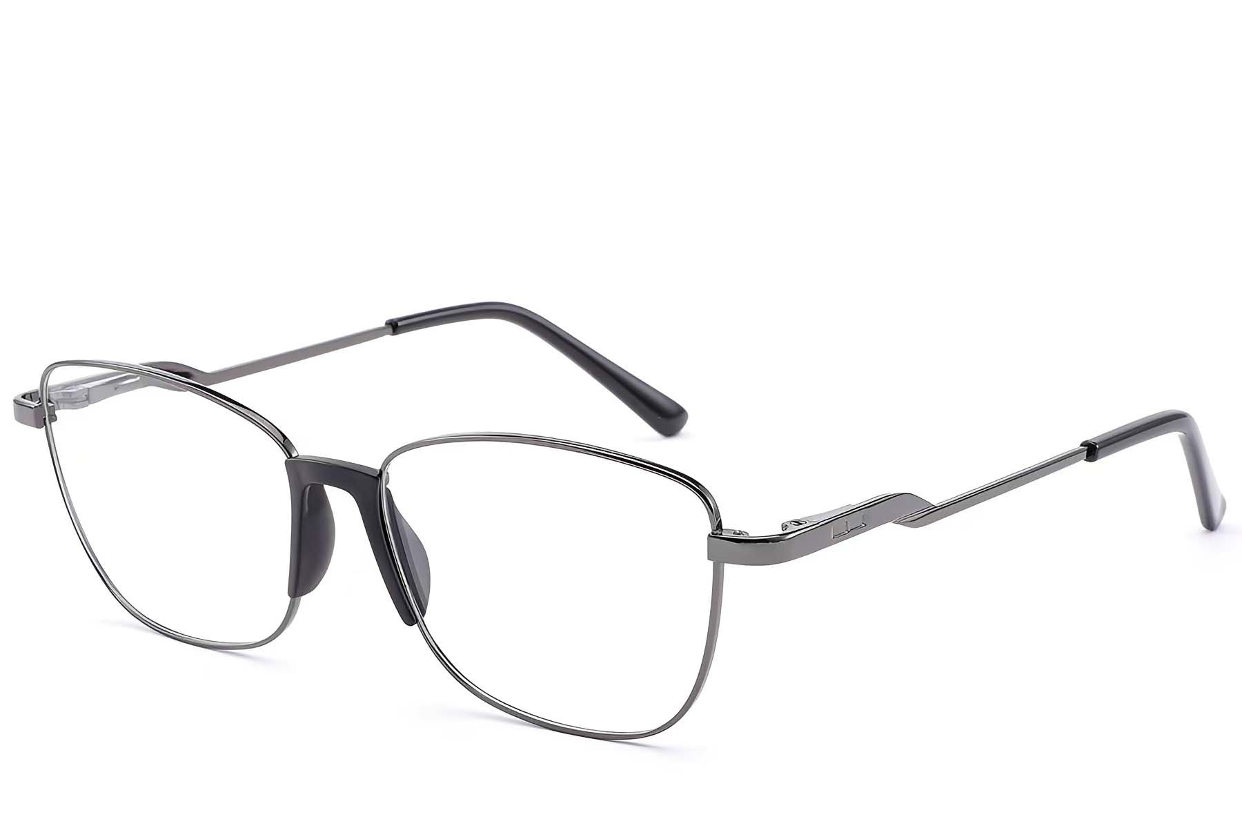 Gafas de metal gris mariposa #BS2012-1486