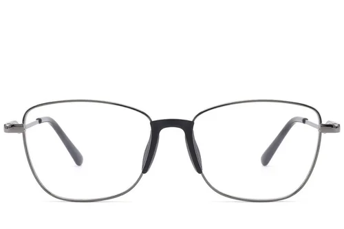 Lunettes en métal gris papillon #BS2012-1486