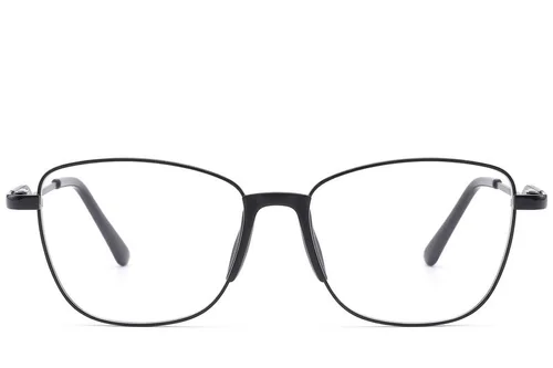 Lunettes papillon en métal noir #BS2012-1487