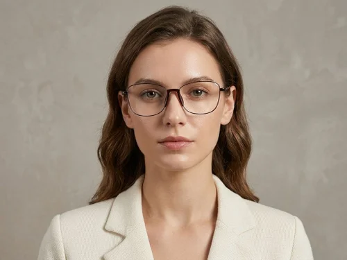 Lunettes papillon en métal marron #BS2012-1489