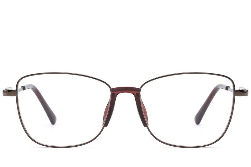 Butterfly Brown Metal Glasses #BS2012-1489
