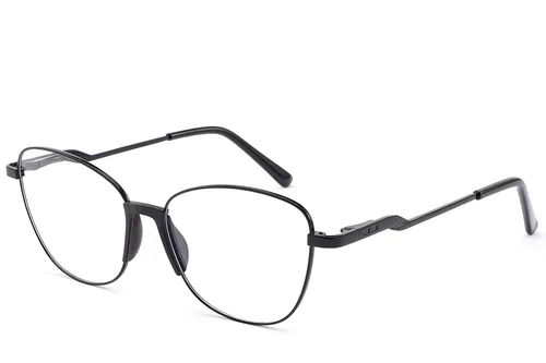 Lunettes papillon en métal noir #BS2012-1493