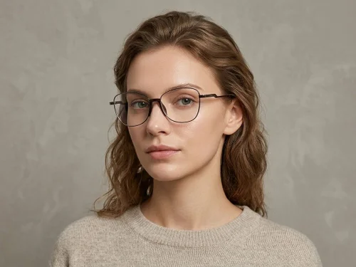 Lunettes papillon en métal marron #BS2012-1495