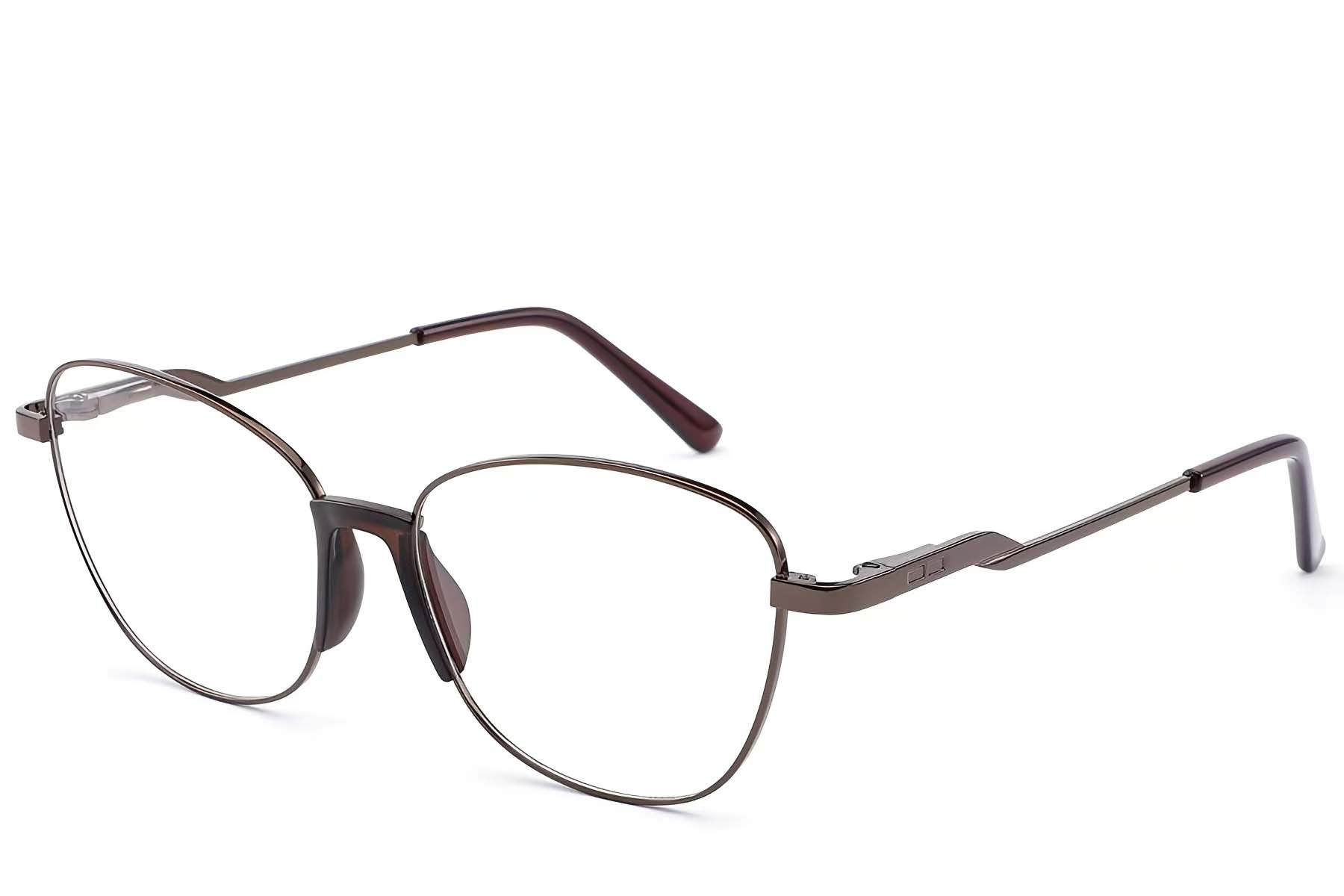 Butterfly Brown Metal Glasses #BS2012-1495