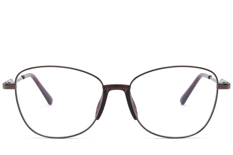 Butterfly Brown Metal Glasses #BS2012-1495