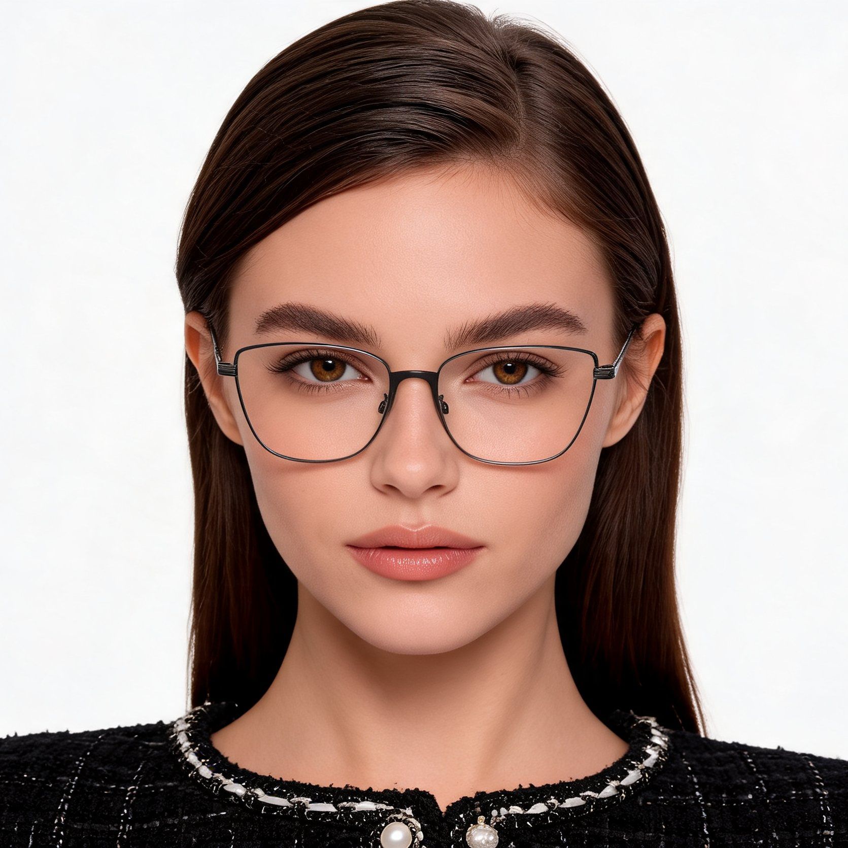 Gafas de metal gris mariposa #BS2012-1498