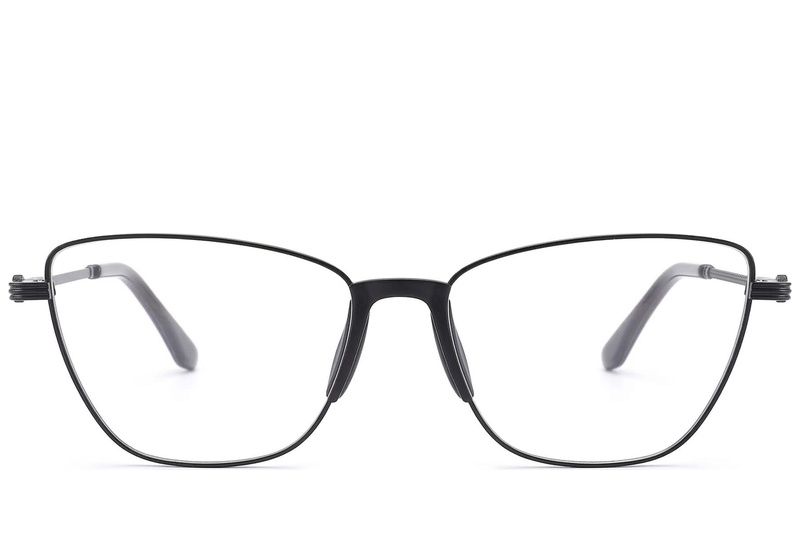 Butterfly-Brille aus schwarzem Metall #BS2012-1499