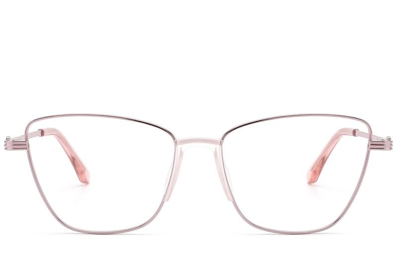 Butterfly Pink Metal Glasses #BS2012-1502