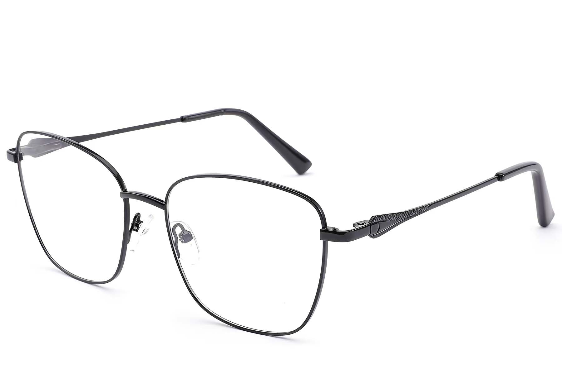 Occhiali Butterfly in metallo nero #BS2012-1511