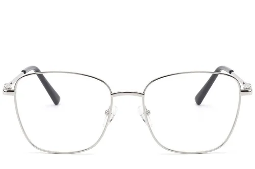Lunettes papillon en métal argenté #BS2012-1512