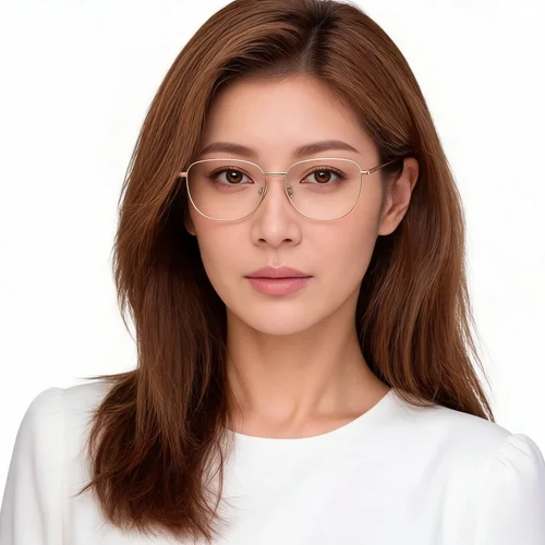 Lunettes papillon en métal doré #BS2012-1515
