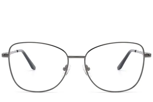 Lunettes en métal gris papillon #BS2012-1516