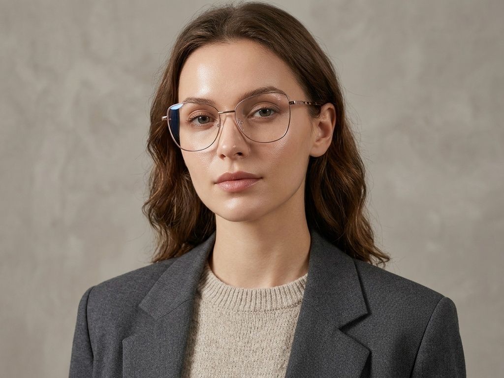 Gafas metálicas rosas con mariposa #BS2012-1520