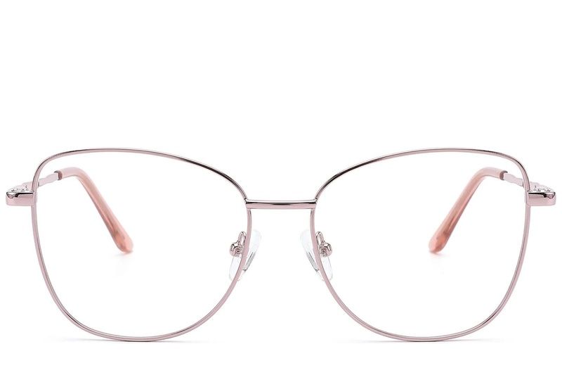 Occhiali in metallo rosa farfalla #BS2012-1520
