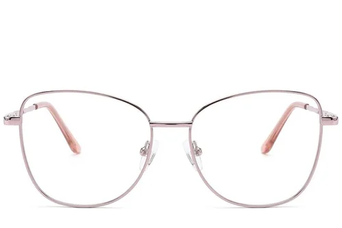 Lunettes papillon en métal rose #BS2012-1520