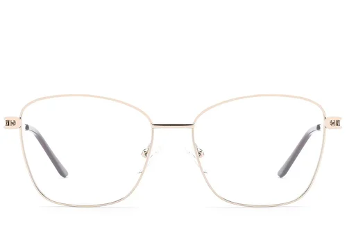 Lunettes papillon en métal doré #BS2012-1521