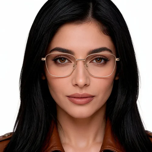 Lunettes papillon en métal doré #BS2012-1521