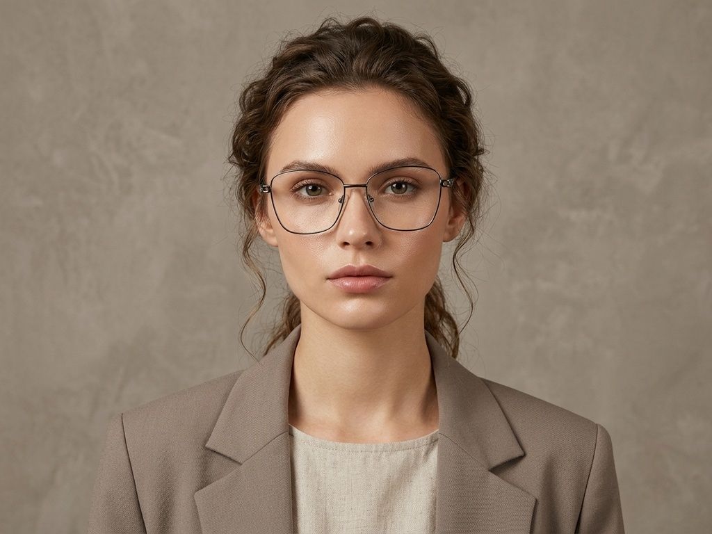 Schmetterlingsgraue Metallbrille #BS2012-1522