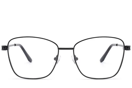 Lunettes papillon en métal noir #BS2012-1523