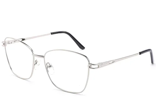 Lunettes papillon en métal argenté #BS2012-1524