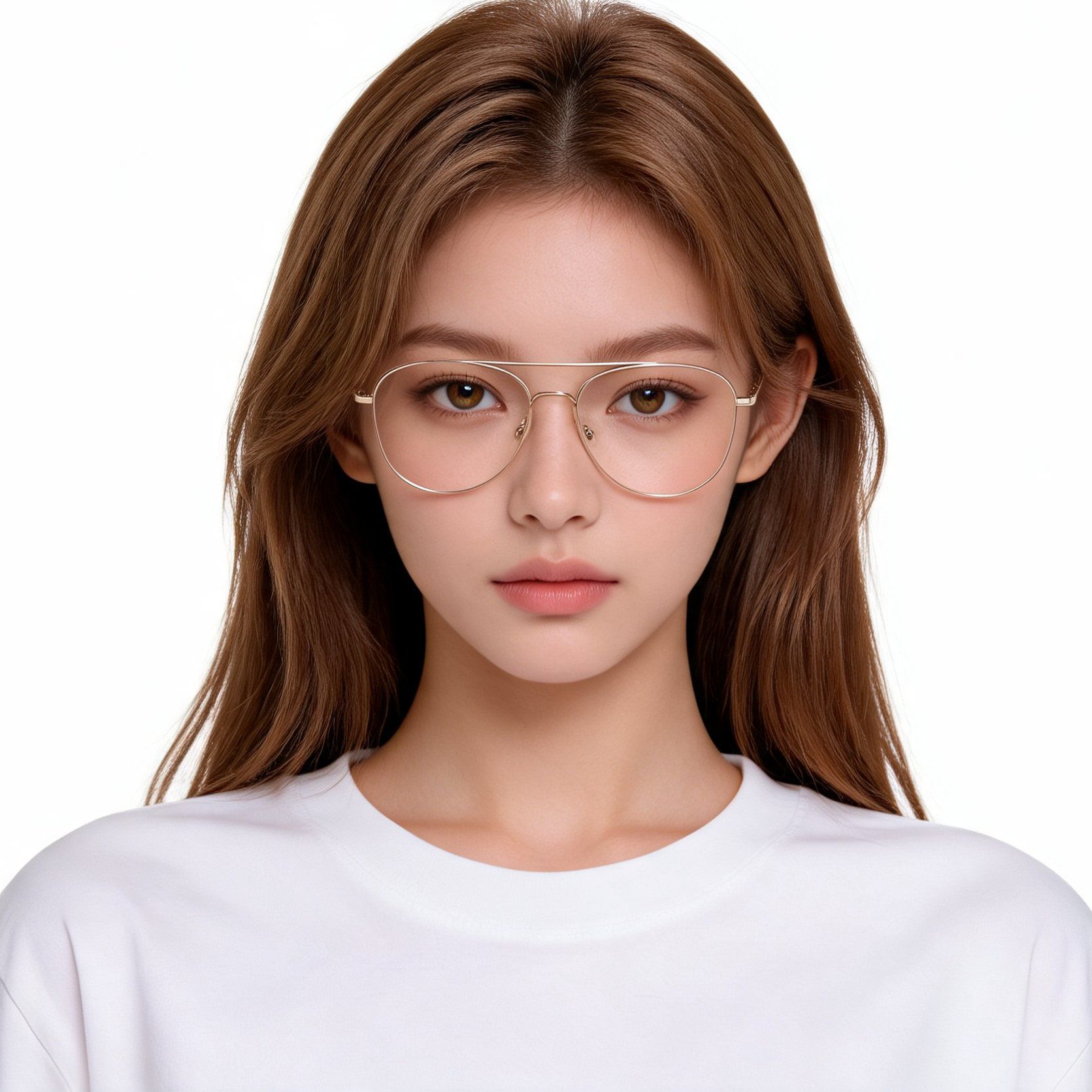 Lunettes aviateur en métal doré #BS2012-1552