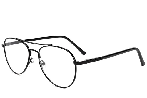 Lunettes aviateur en métal noir #BS2012-1555