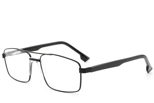 Lunettes aviateur en métal noir #BS2012-1563