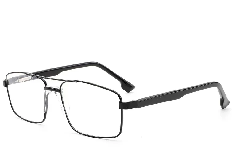 Gafas de aviador negras de metal #BS2012-1563