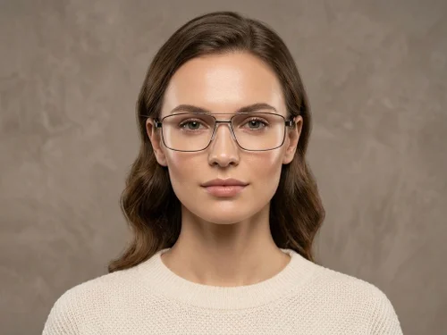 Lunettes aviateur en métal gris #BS2012-1564