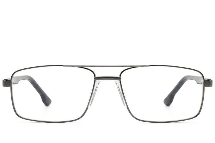 Aviator-Brille aus grauem Metall #BS2012-1564
