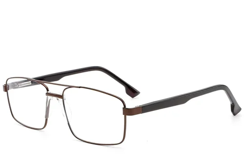 Lunettes aviateur en métal marron #BS2012-1566