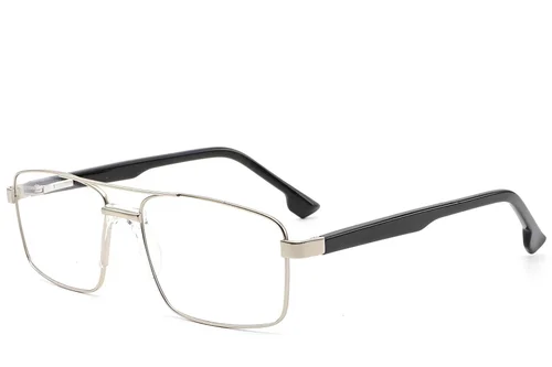 Lunettes aviateur en métal argenté #BS2012-1567