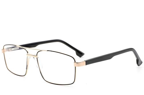 Lunettes aviateur en métal noir #BS2012-1568