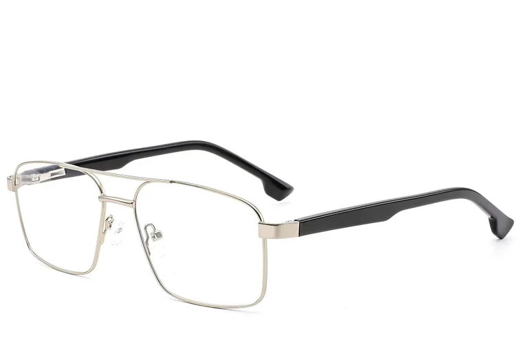 Lunettes aviateur en métal argenté #BS2012-1579
