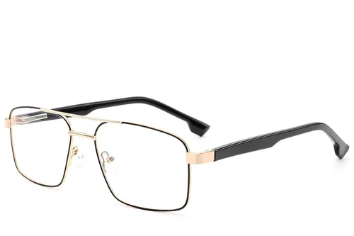 Lunettes aviateur en métal noir #BS2012-1580
