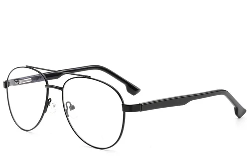 Lunettes aviateur en métal noir #BS2012-1581