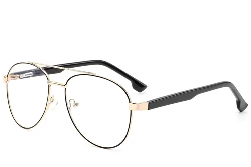 Lunettes aviateur en métal noir #BS2012-1586