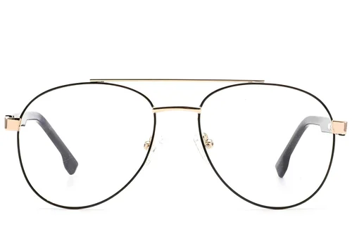 Lunettes aviateur en métal noir #BS2012-1586