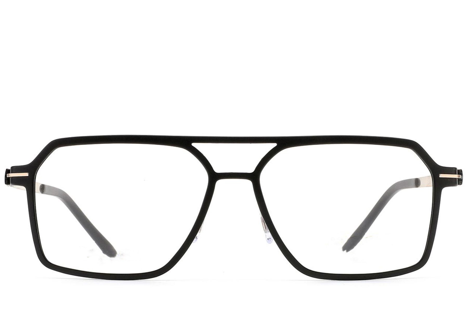 Aviator Black Titanium Glasses #BS2012-1644