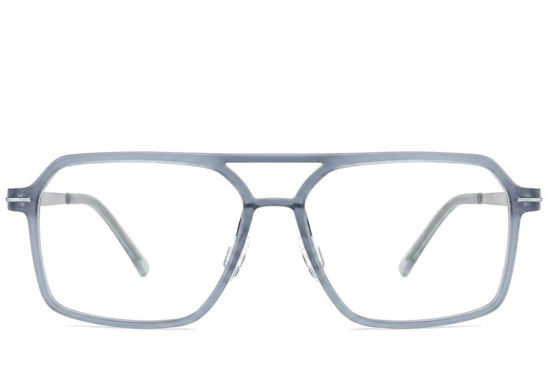 Aviator Blue Titanium Glasses #BS2012-1645