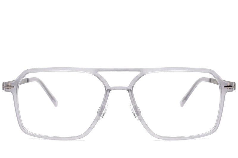 Aviator Grey Titanium Glasses #BS2012-1647