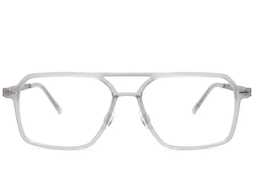 Aviator Grey Titanium Glasses #BS2012-1647