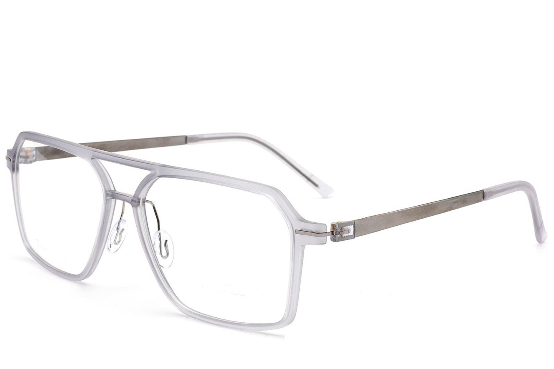 Aviator Grey Titanium Glasses #BS2012-1647